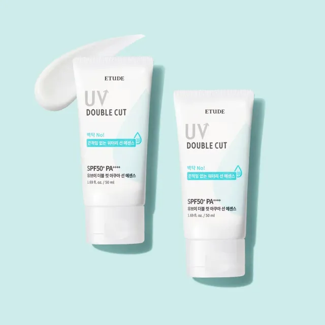 ETUDE UV Double Cut Aqua Sun Essence solaire 2x50ml SPF50+