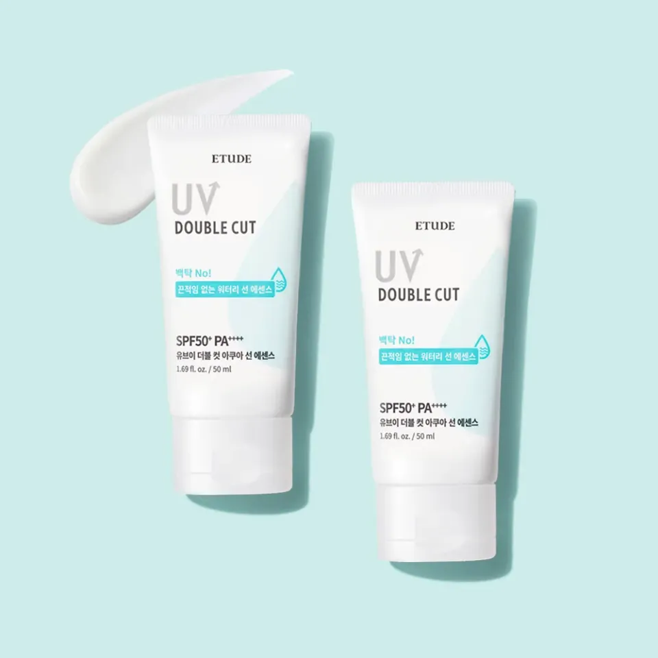 ETUDE UV Double Cut Aqua Sun Essence solaire 2x50ml SPF50+