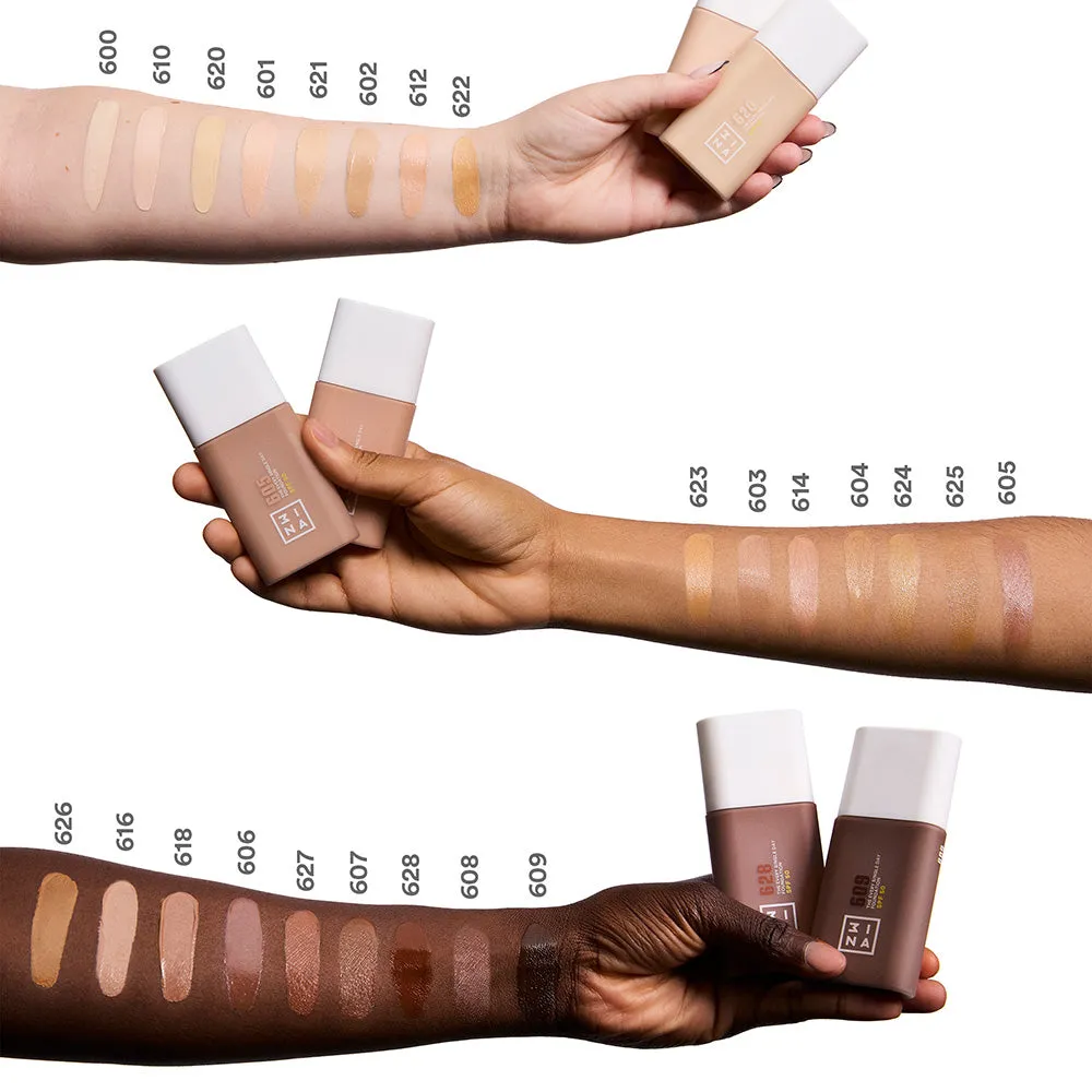 3INA The Every Single Day Fond de Teint SPF50 614 Unifiant Doux