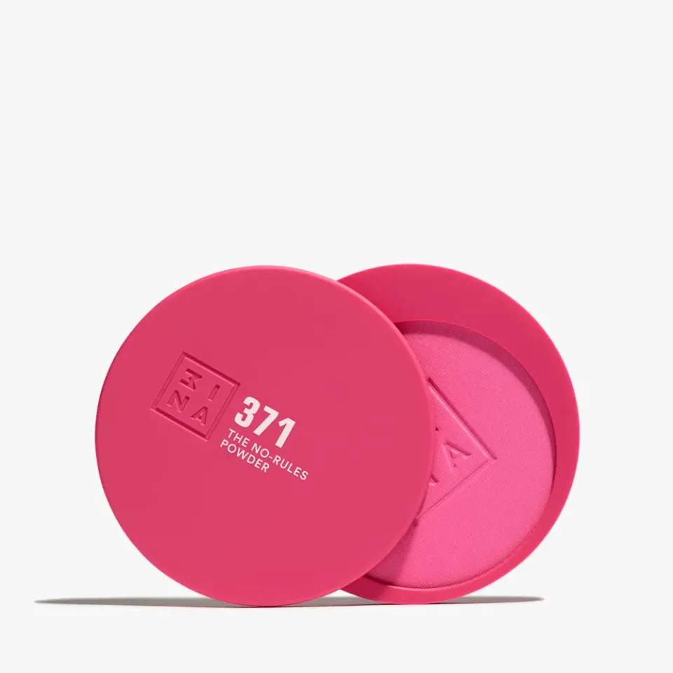 3INA The No-Rules Powder 371 Blush 3-en-1 sans talc