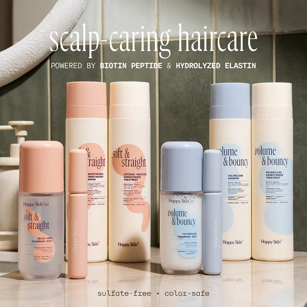 Happy Skin Volume Bouncy brume cheveux texturisante parfumée