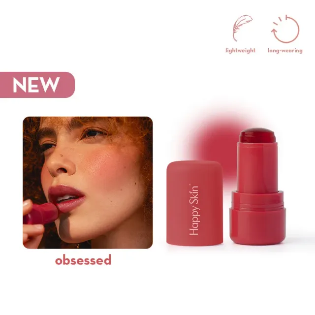 Happy Skin Jelly Blush gel teinte Fig fini frais lumineux