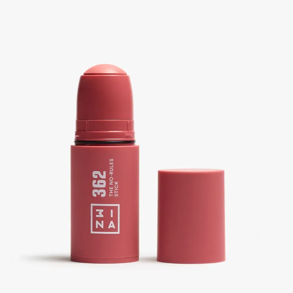 3INA The No-Rules Stick 362 stick blush 3-en-1 lumineux