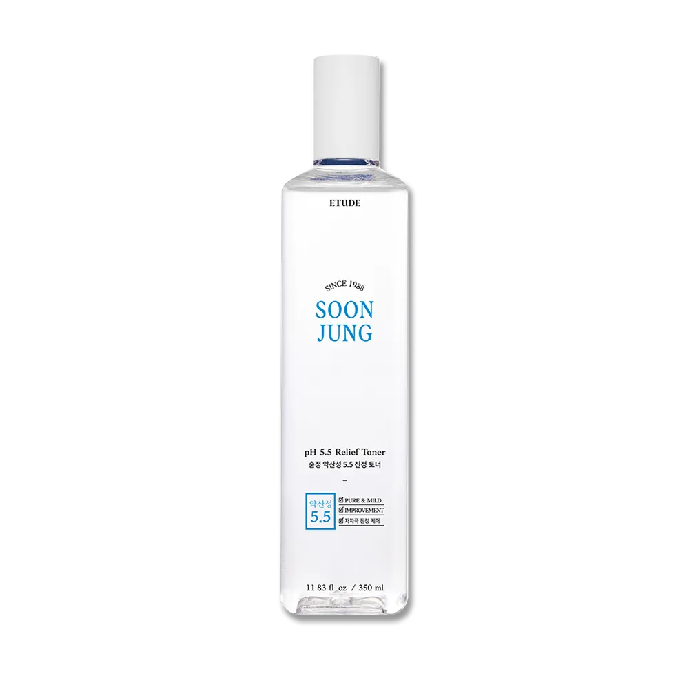 ETUDE Soonjung pH 5.5 Relief Toner lotion tonique 350ml peau sensible