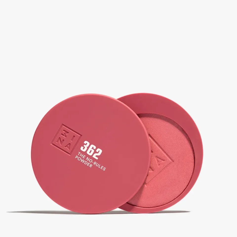 3INA The No-Rules Powder 362 Blush 3-en-1 sans talc