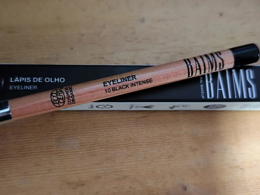 Baims Eyeliner crayon yeux 10 Black Intense noir minéral