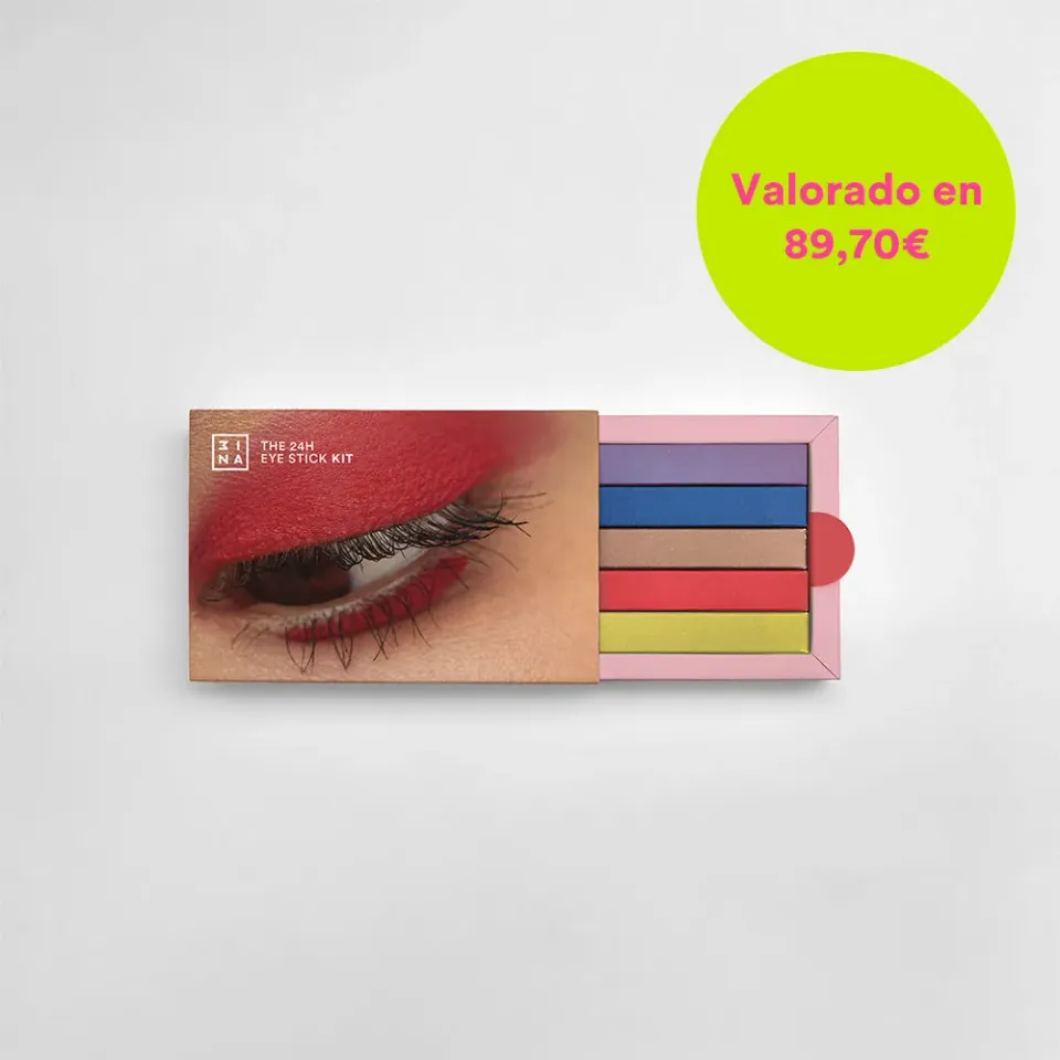 3INA The 24H Eye Stick kit stick yeux 5 teintes longue tenue