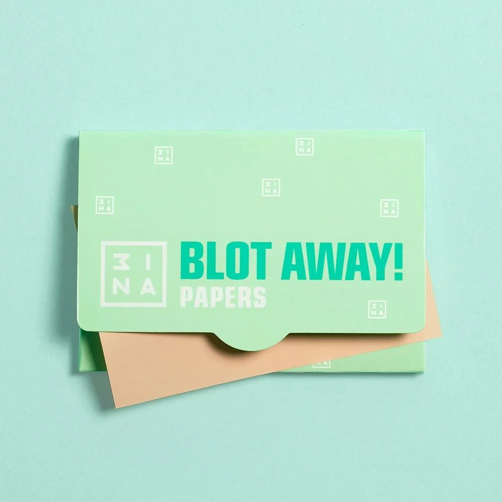 3INA Blot Away papiers matifiants anti-brillance