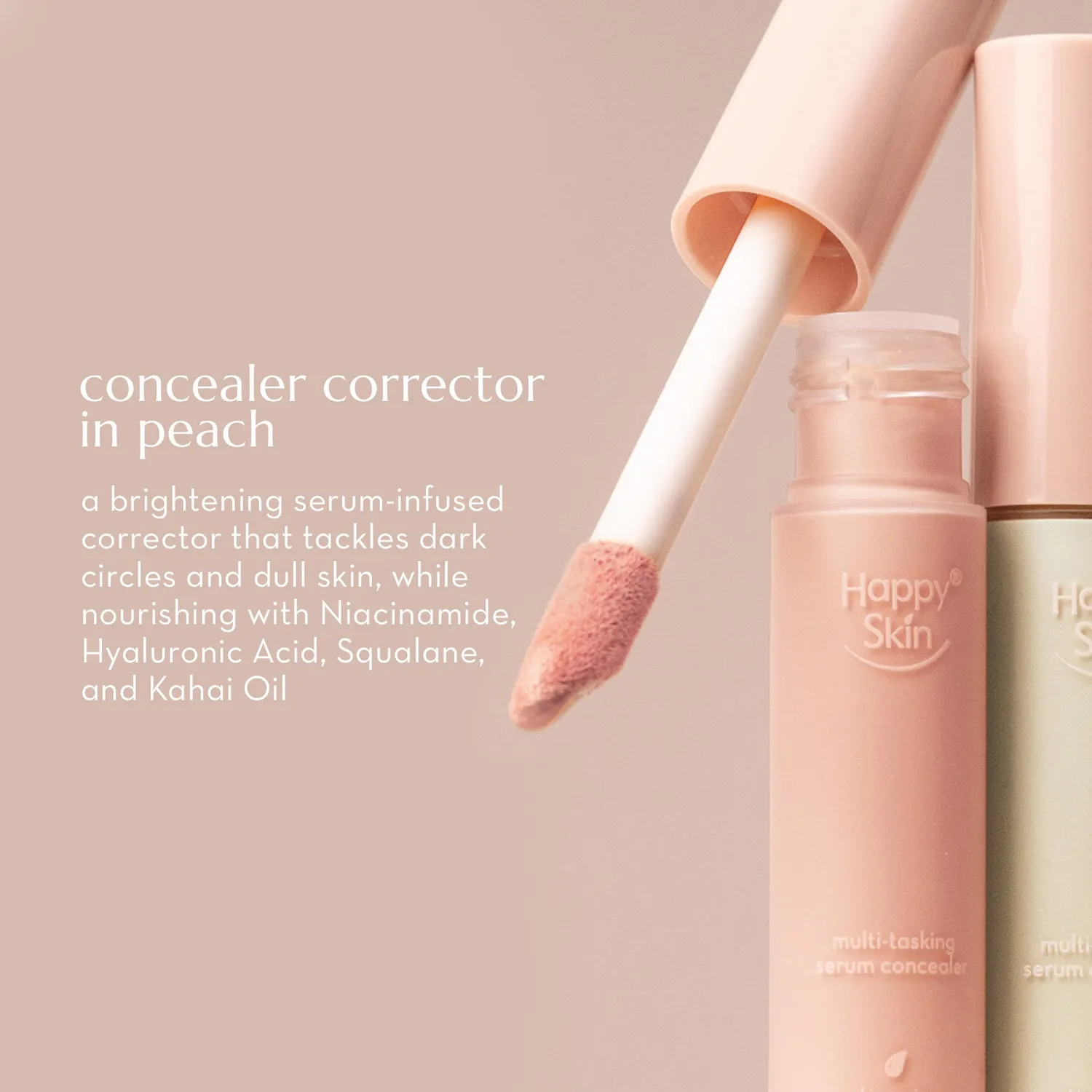 Happy Skin Second Skin Serum anti-cernes correcteur vert hydratant