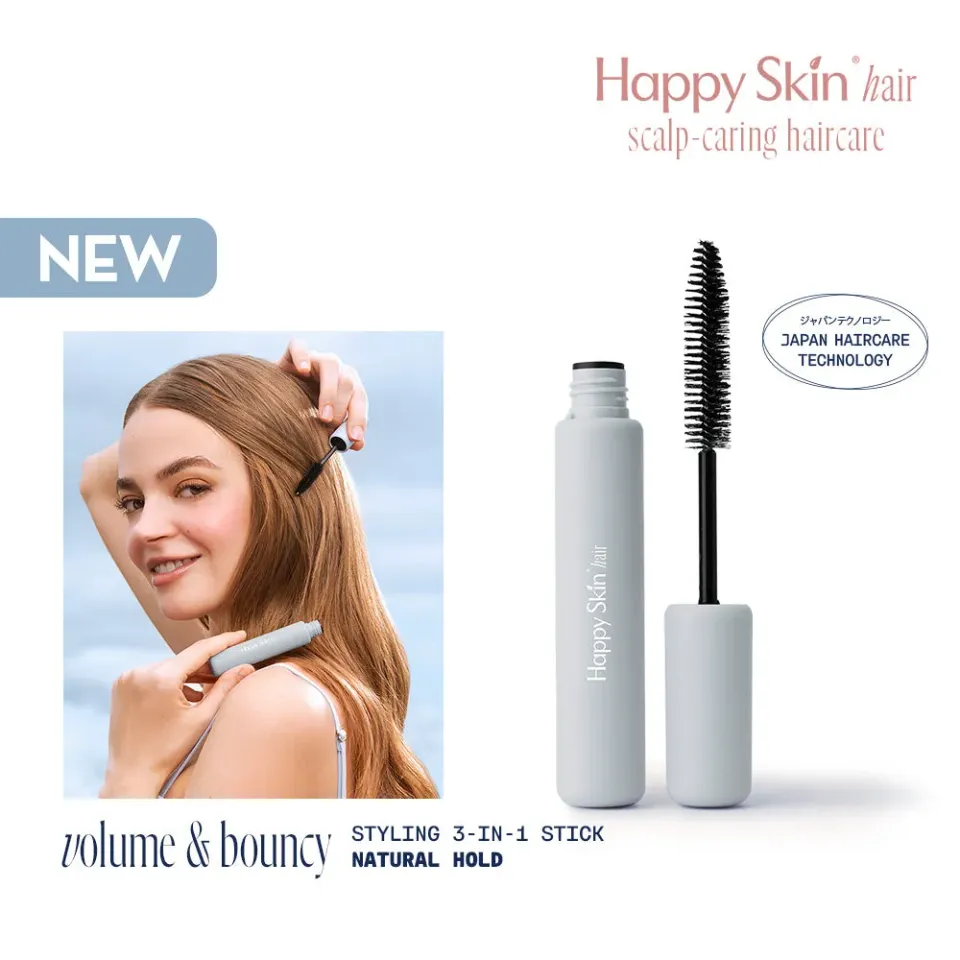 Happy Skin Hair Styling 3-in-1 Stick stick tenue naturelle