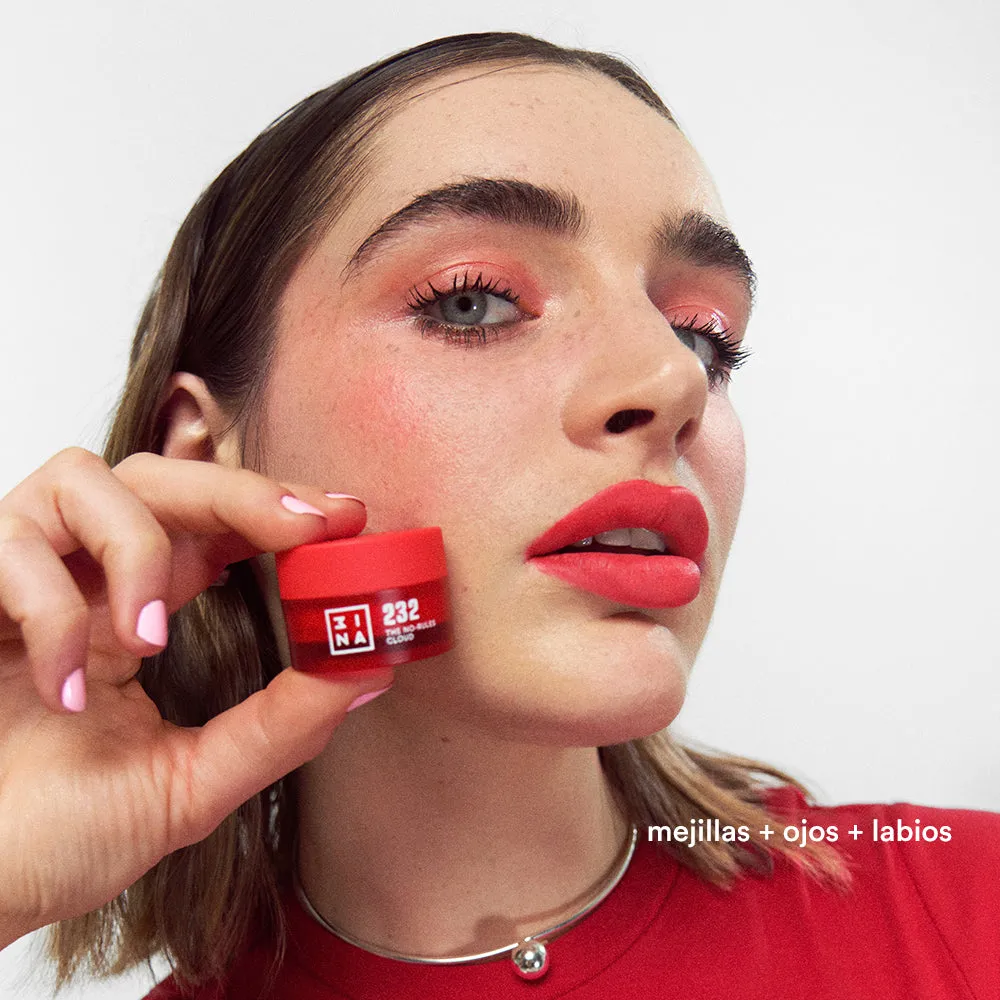 3INA No-Rules Cloud 232 blush fard 3-en-1 effet flouté