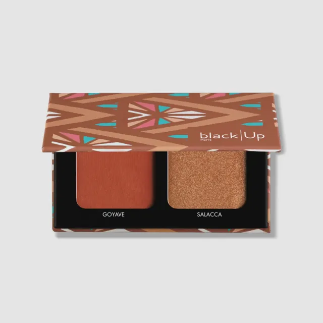 Black Up Blush Highlighter Duo blush enlumineur radiant velours