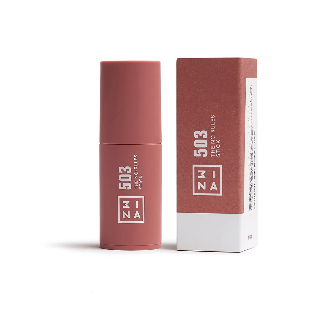 3INA The No-Rules Stick 503 stick blush 3-en-1 hydratant