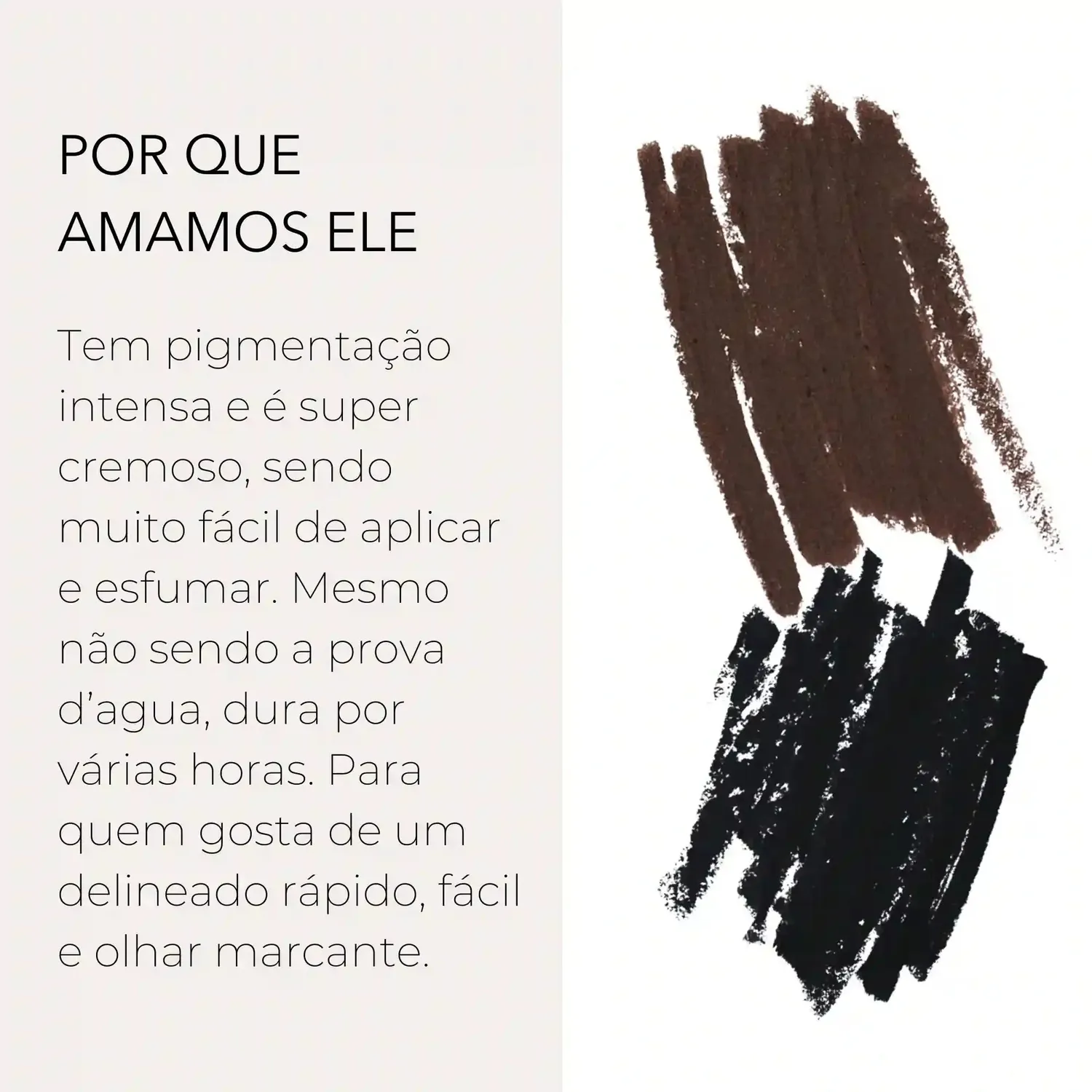 Baims Eyeliner crayon yeux 10 Black Intense noir minéral