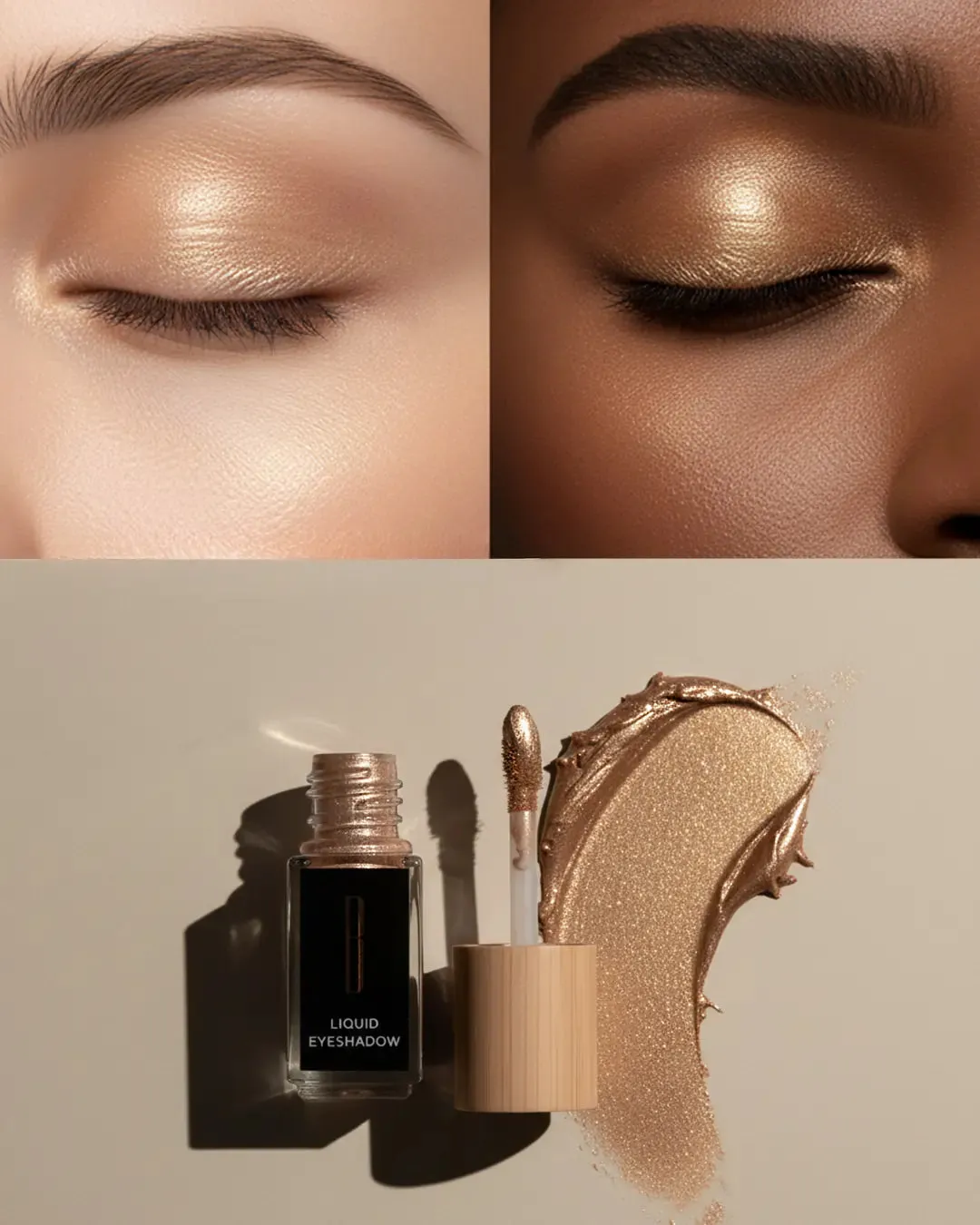 Baims Liquid Eyeshadow fard liquide 10 Pearly Beige 3 ml