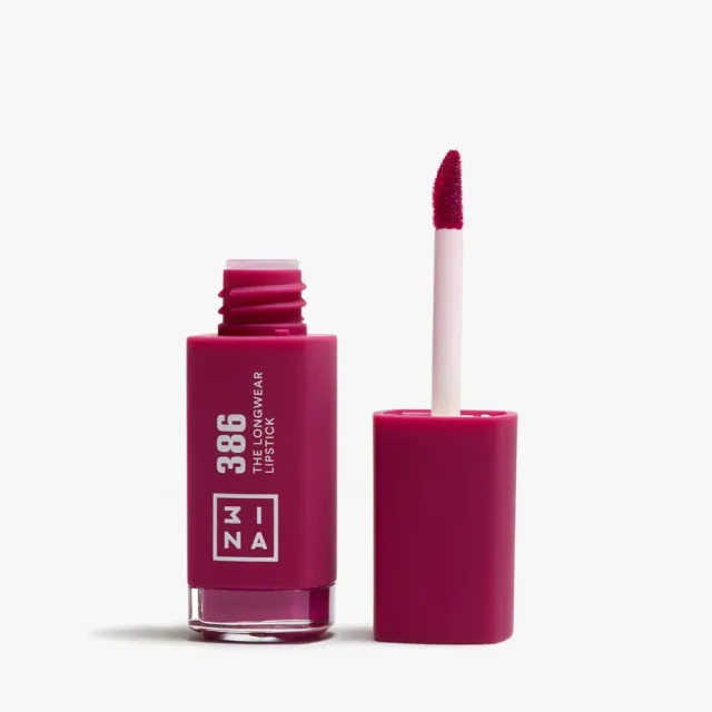 3INA The Longwear Lipstick 386 rouge à lèvres liquide mat 12h