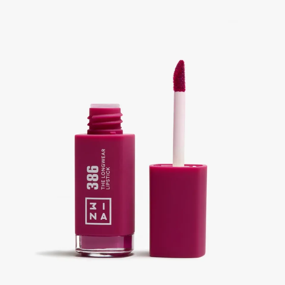 3INA The Longwear Lipstick 386 rouge à lèvres liquide mat 12h