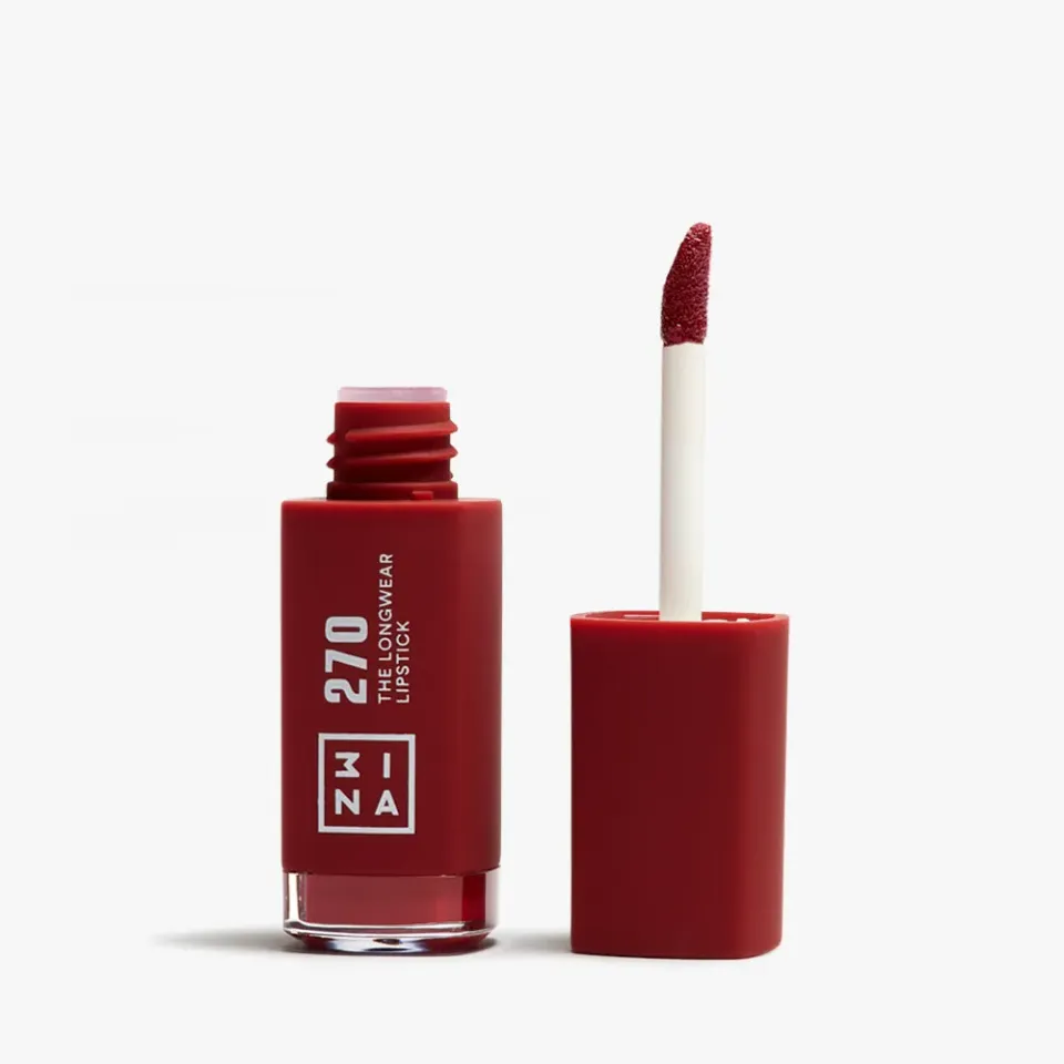 3INA The Longwear Lipstick 270 rouge à lèvres liquide mat 12h