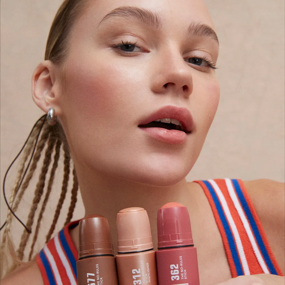 3INA The No-Rules Stick 362 stick blush 3-en-1 lumineux