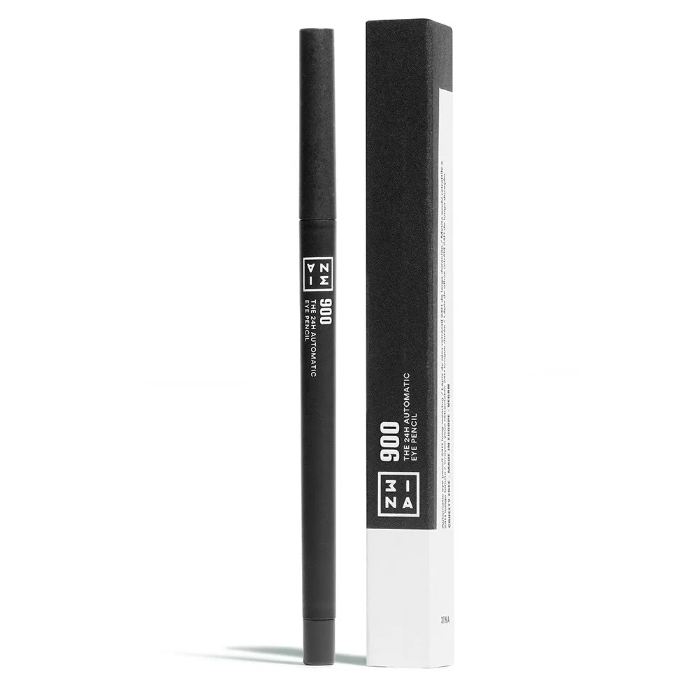 3INA The 24H Automatic Eye Pencil 900 crayon yeux noir intense