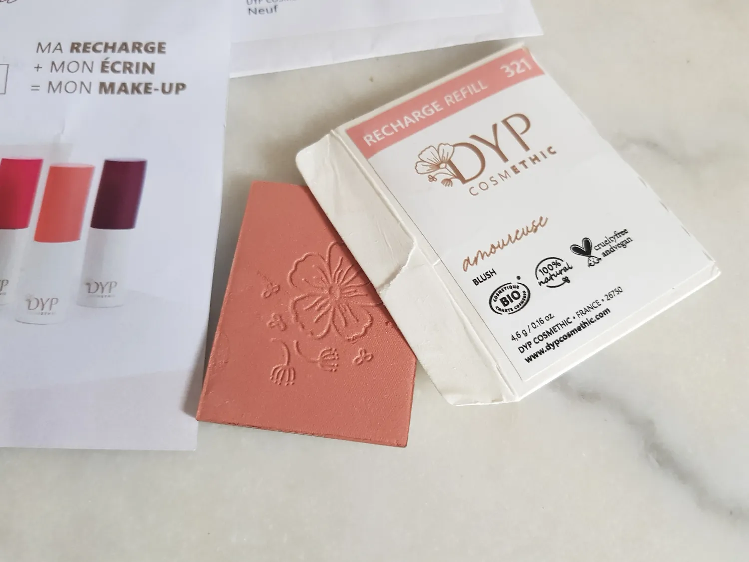 DYP Blush recharge 321 rosé bio naturel