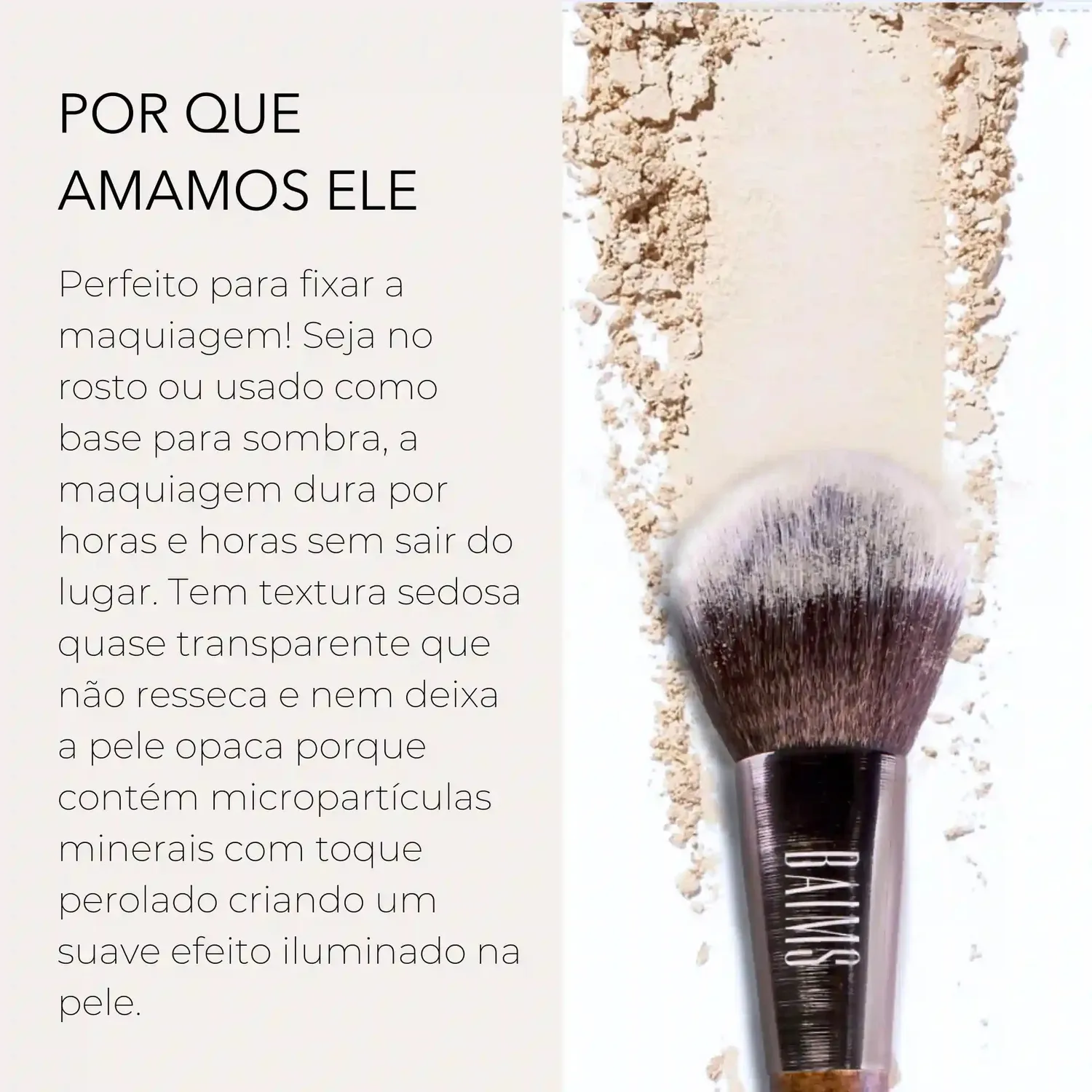 Baims Poudre Translúcido Mineral recharge 10 Crystal mat