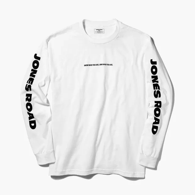 Jones Road The Motto t-shirt manches longues blanc coton