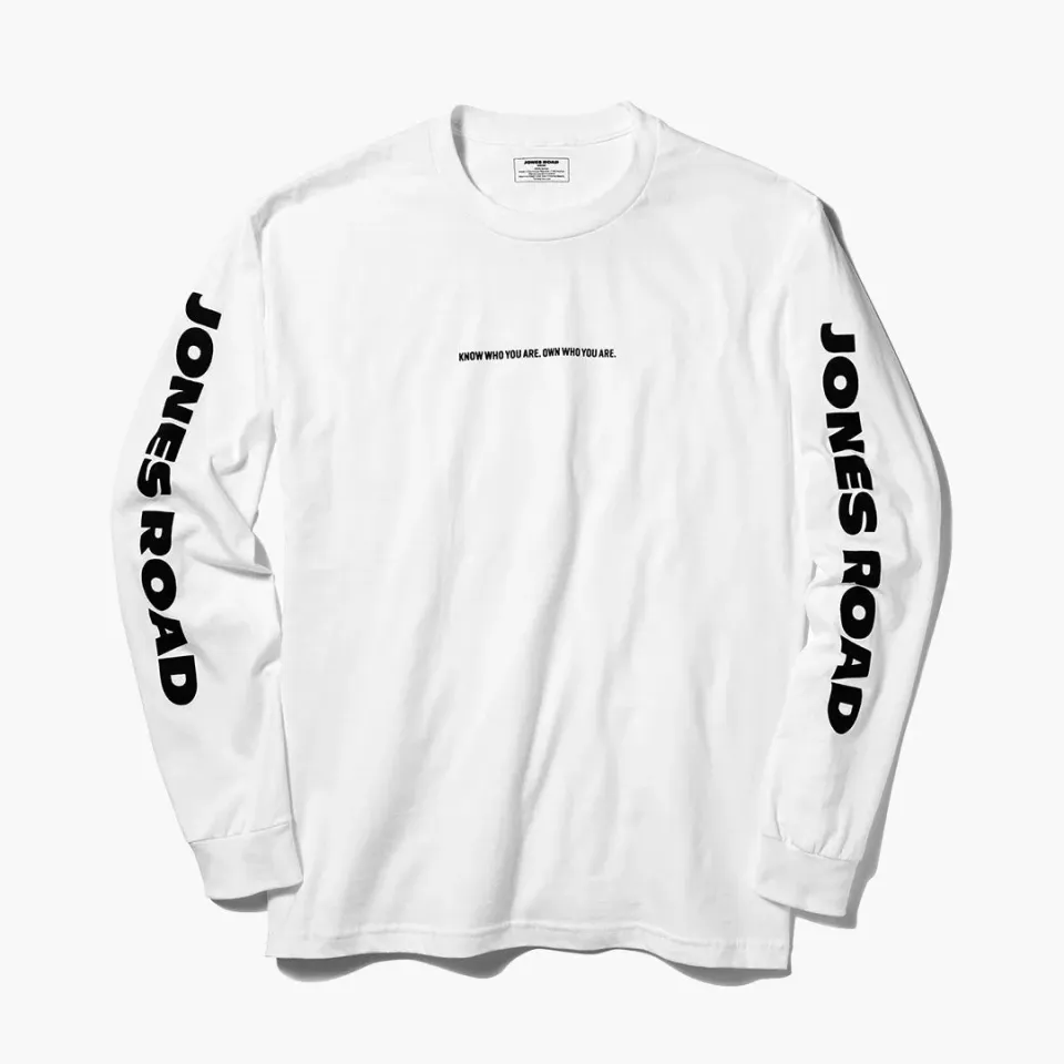 Jones Road The Motto t-shirt manches longues blanc coton