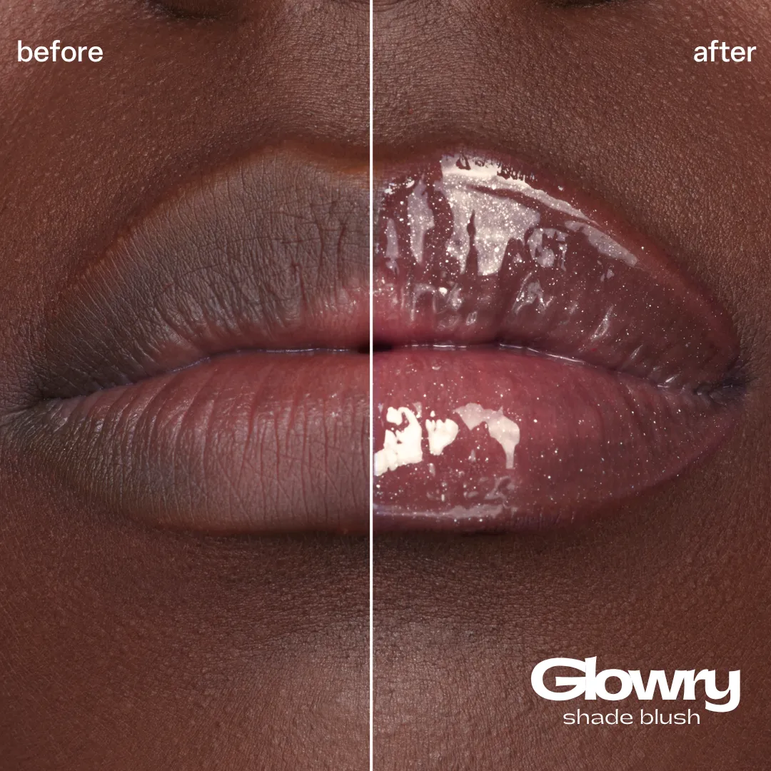 Black Up Glowry Gloss Blush 01 gloss lumineux