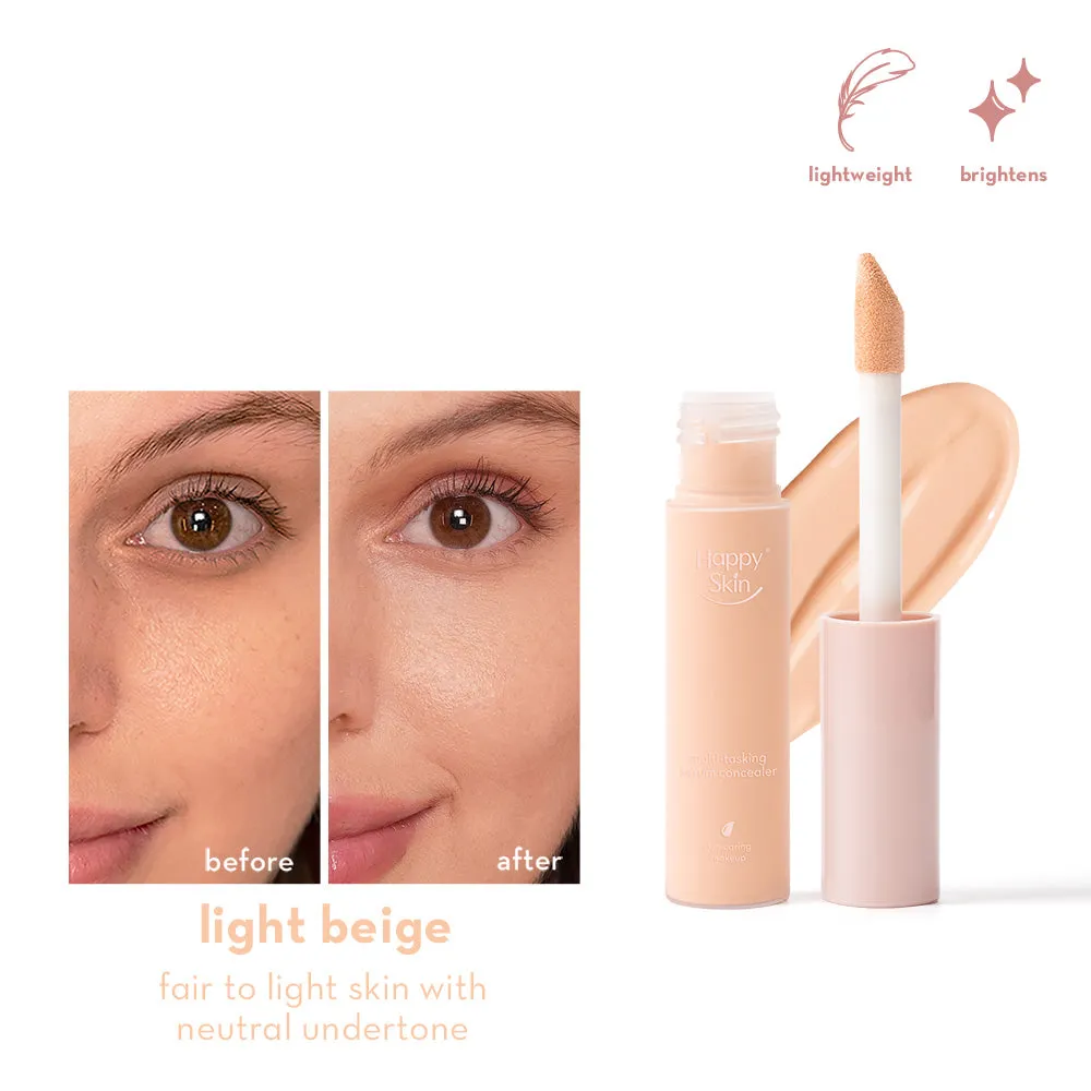 Happy Skin Second Skin Serum Concealer Nude Beige hydratant