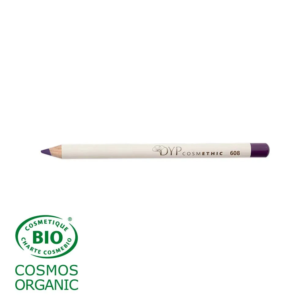 DYP Mystérieuse 608 crayon yeux-lèvres aubergine bio