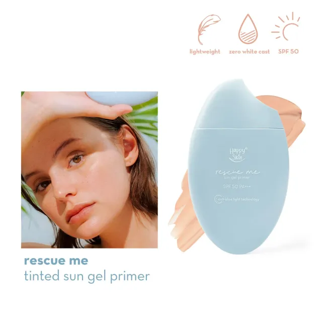 Happy Skin Rescue Me base solaire teintée SPF50