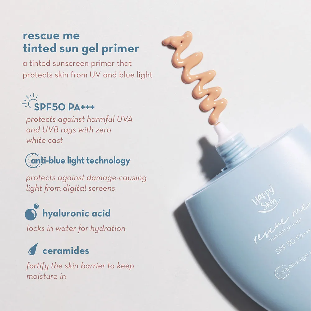 Happy Skin Rescue Me base solaire teintée SPF50