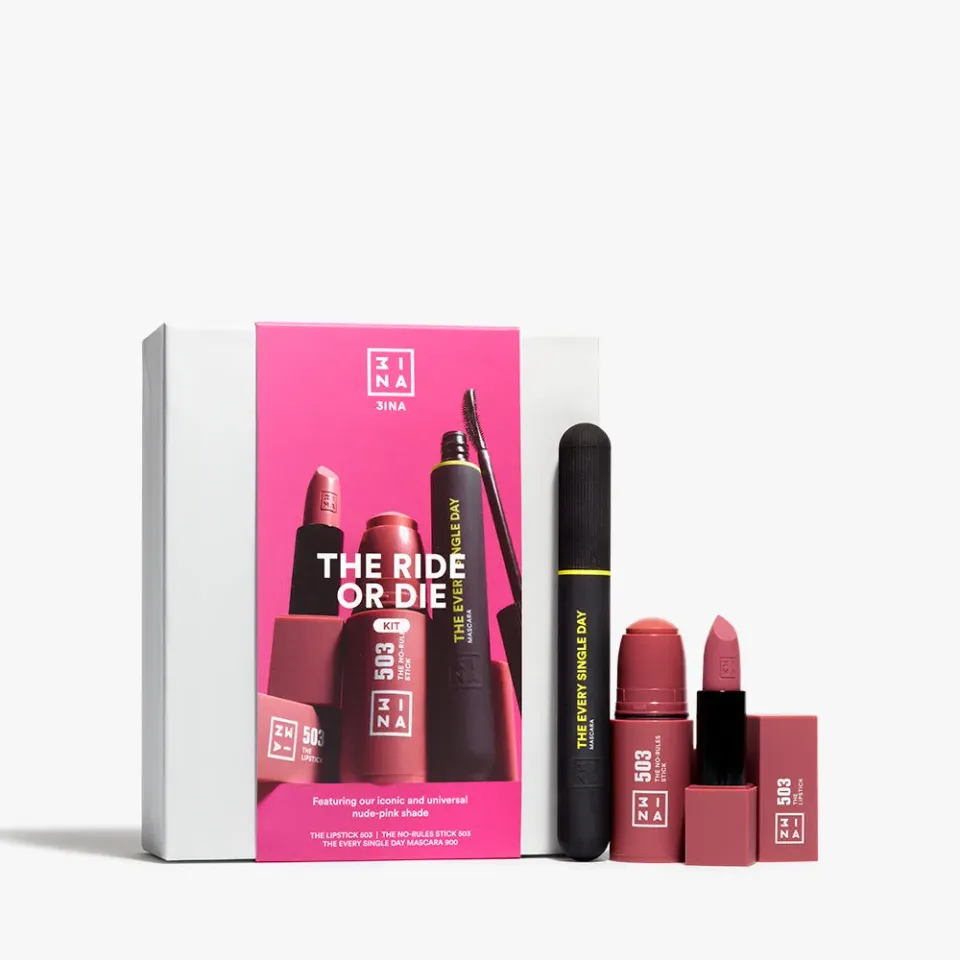 3INA The Ride or Die Kit maquillage nude rose 503