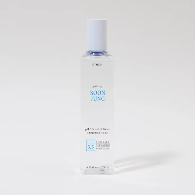 ETUDE Soonjung pH 5.5 Relief Toner lotion tonique 200ml apaisante