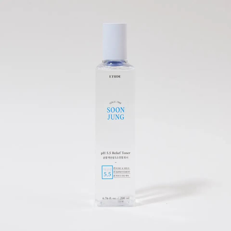 ETUDE Soonjung pH 5.5 Relief Toner lotion tonique 200ml apaisante