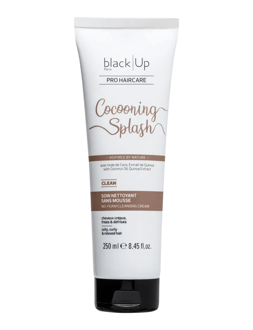 Black Up Cocooning Splash co-wash sans mousse quinoa