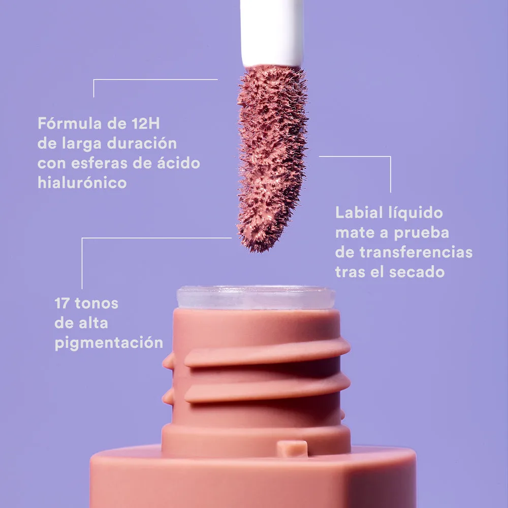 3INA The Longwear Lipstick 257 rouge à lèvres liquide mat 12h
