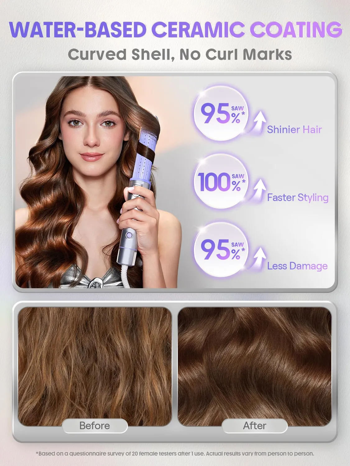 SHEGLAM Sleek Chic lisseur boucleur air froid céramique