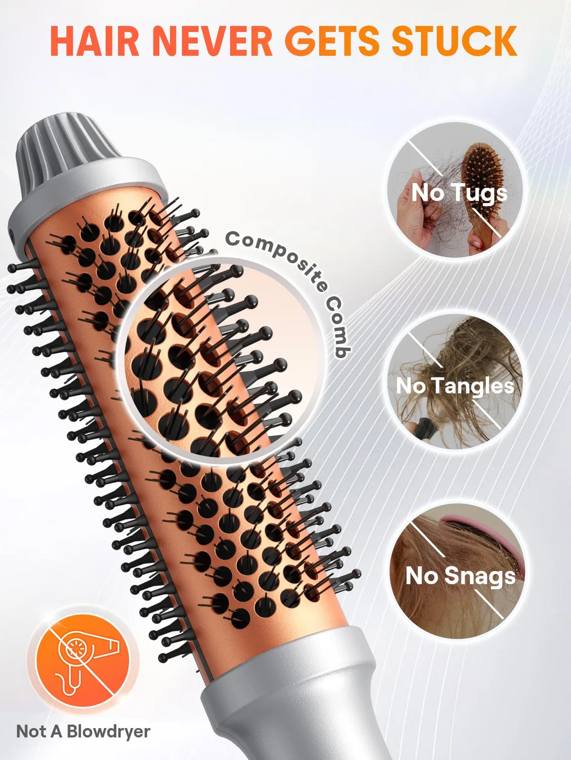 SHEGLAM It-Curl brosse air chaud 32 mm volume