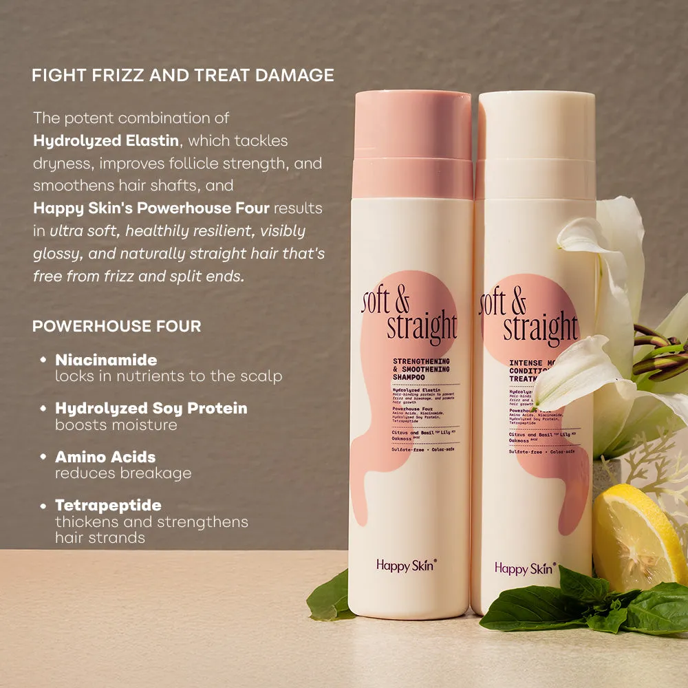 Happy Skin Soft & Straight shampoing lissant sans sulfates