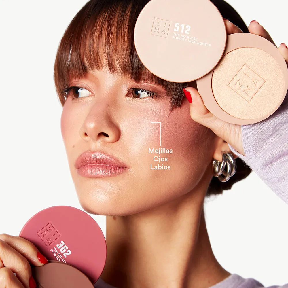 3INA The No-Rules Powder 512 highlighter poudre éclat