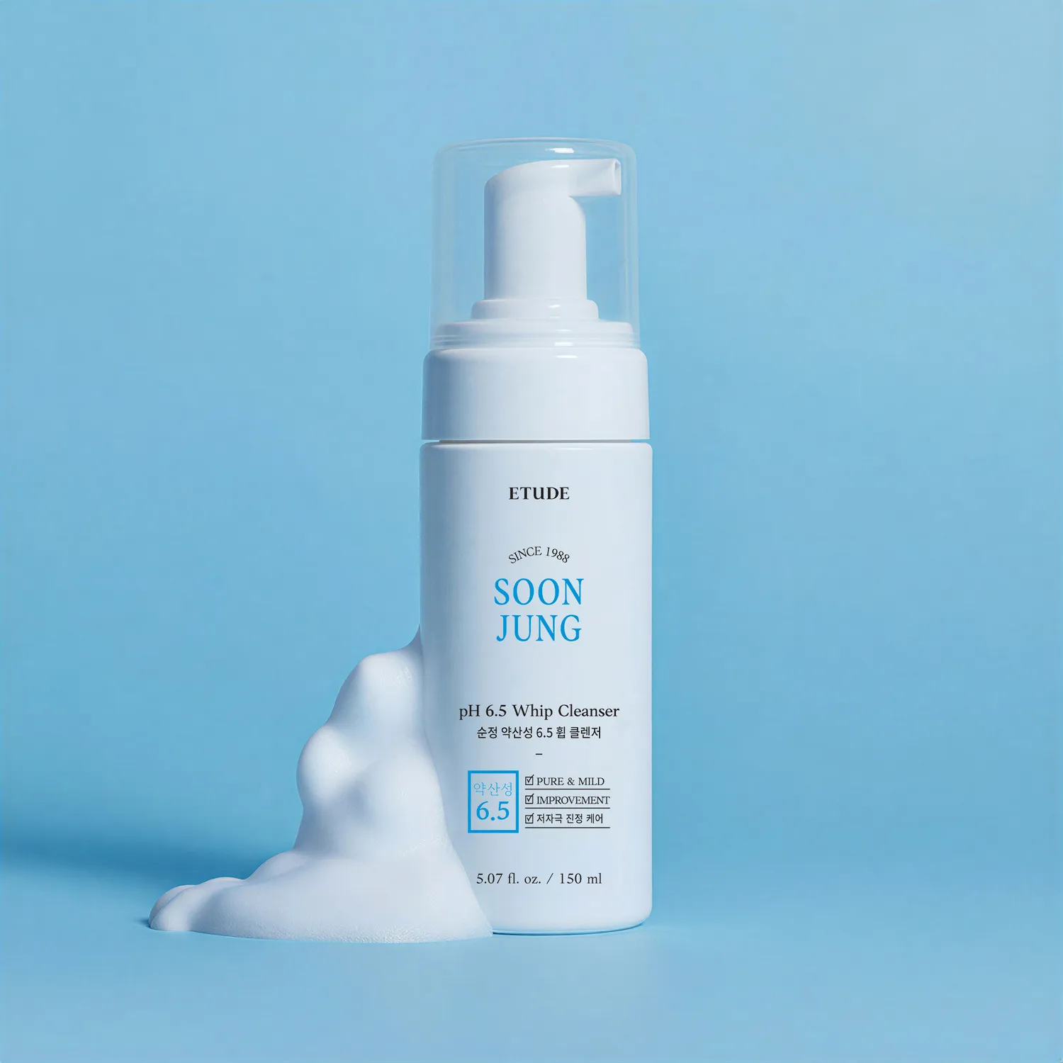 Etude Soonjung pH 6.5 Whip nettoyant visage 150ml doux