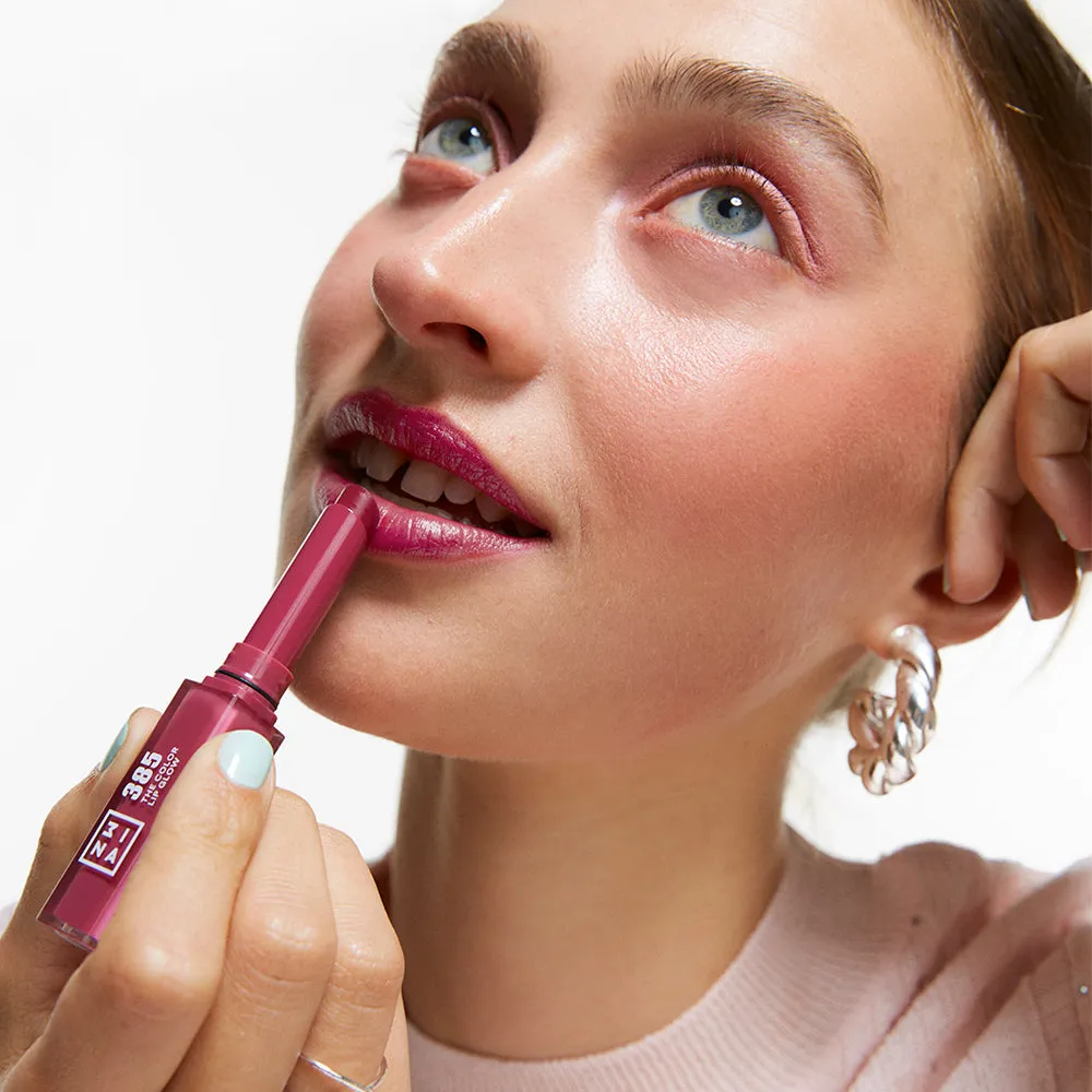 3INA The Color Lip Glow 385 rouge à lèvres teinte glow