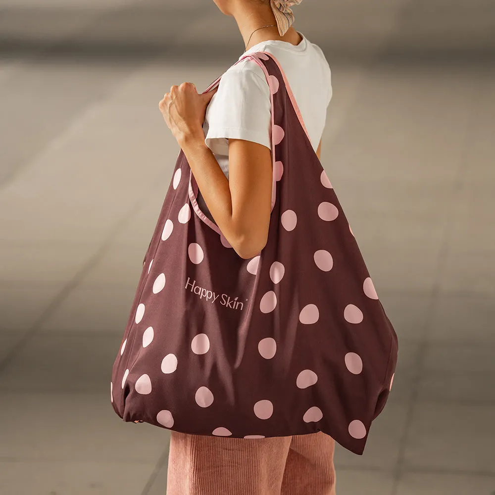 Happy Skin Tote Bag cabas réutilisable Pebbles léger