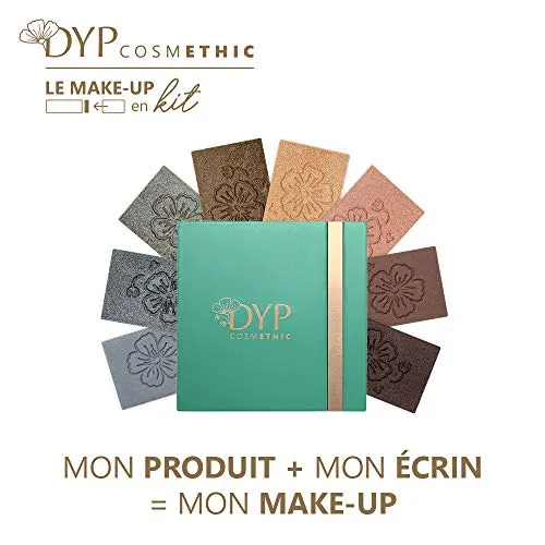 DYP Cosmethic Coffret 104 écrin palette vide bois