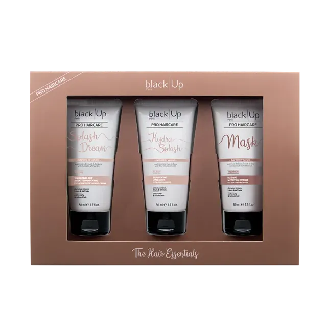 Black Up The Hair Essentials coffret 3 soins cheveux