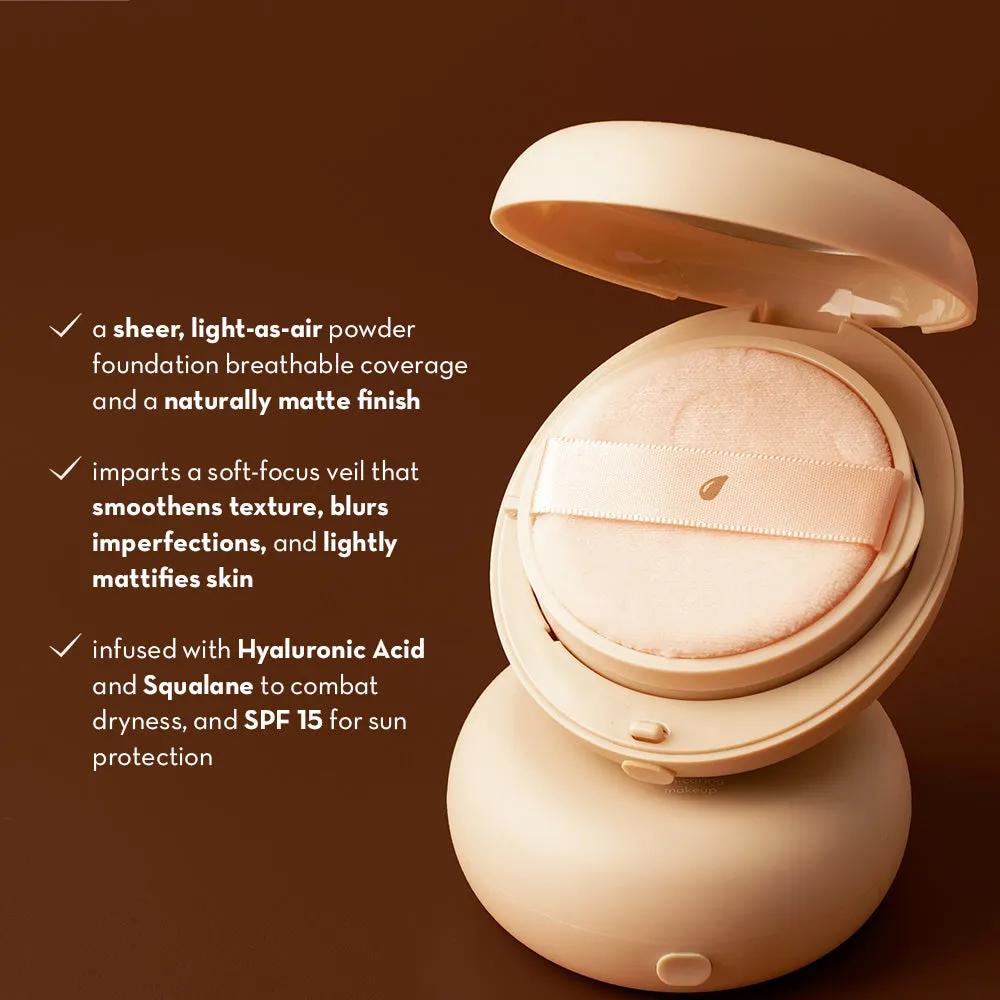 Happy Skin Off Duty Powder fond de teint poudre Skin mat