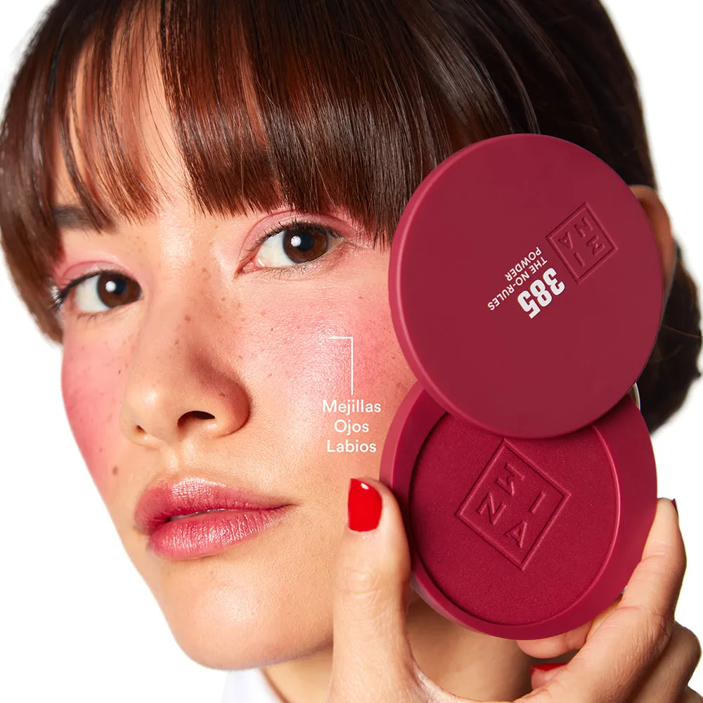 3INA The No-Rules Powder 385 poudre blush sans talc