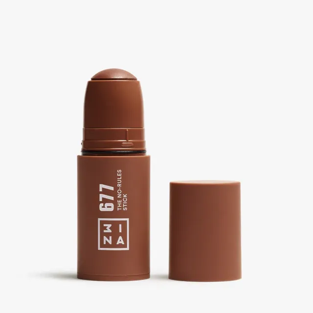3INA The No-Rules Stick 677 mini stick blush crémeux